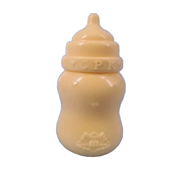 CPK Replacement Baby Bottle Yellow 3" Raised Logo 2005 - Picture 5 of 11